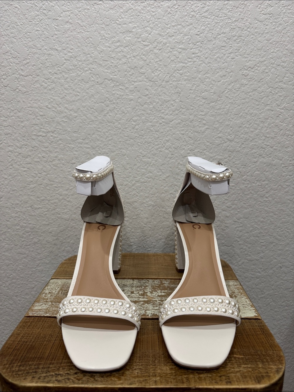 INC International Concepts Lexini Pearl Heels Size 11 NEW - Picture 4 of 8